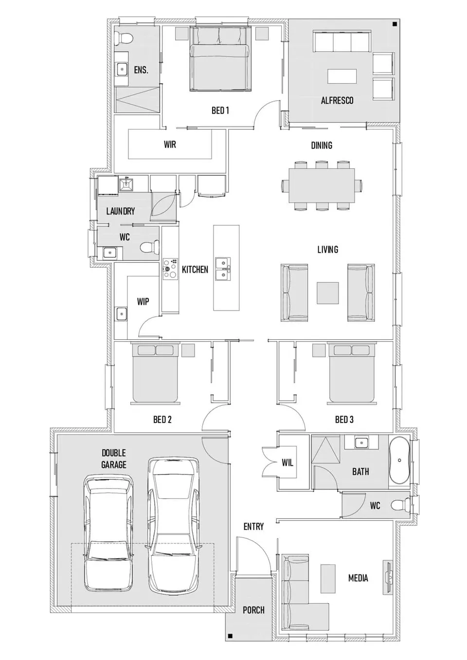 "Palmetto" floorplan